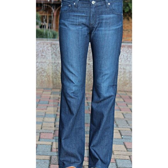 Ag Adriano Goldschmied The Angelina Petite Boot Cut Denim Jeans Size 26R - Picture 1 of 8